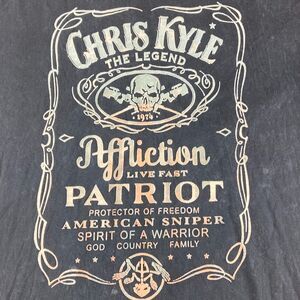 Affliction Chris Kyle Shirt Mens XL American Sniper Patriot Warrior Spirit USA